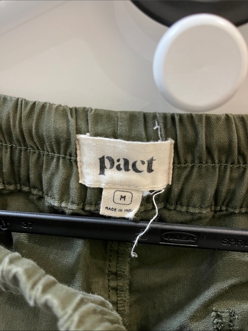 Pact woven twill drawstring short - Picture 2 of 4